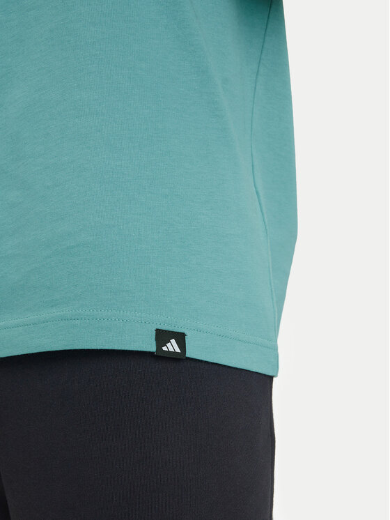 adidas adidas Marškinėliai Yay Sports Verbiage Graphic JY1830 Turkio Regular Fit