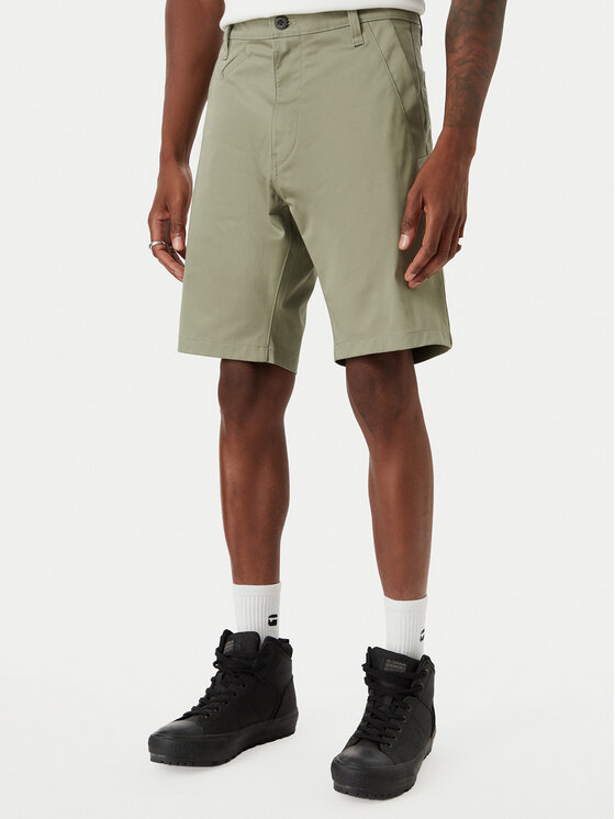G-STAR G-STAR Pantalones cortos de tela Bronson 3.0 D26337-5126 Verde Slim Fit