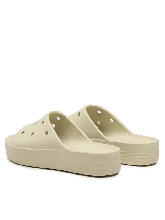 Crocs Ciabatte Crocs Classic Platform Slide 208180 Beige