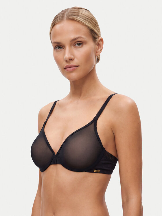 Gossard Gossard Melltartó alsó huzallal Glossies Sheer Moulded 6271 Fekete
