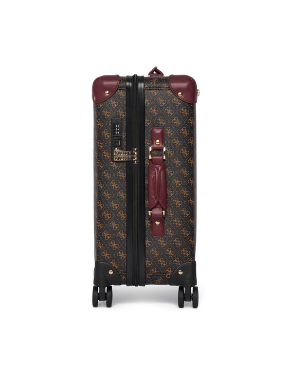 Guess Maleta de cabina Guess Latona Travel TWLQ92 11983 Marrón