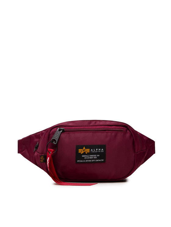 Alpha Industries Сумка на пояс﻿ Alpha Industries Crew Carry Bag 196923 Бордовий