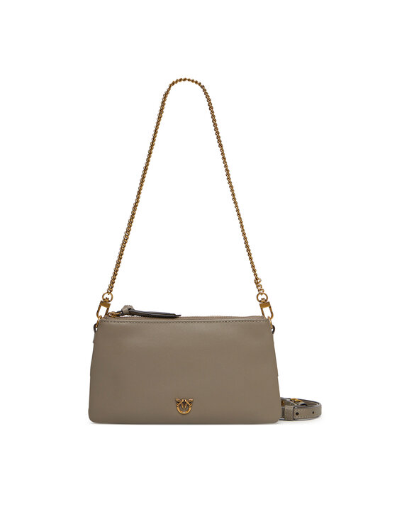 PINKO Сумка PINKO Double Mini Al 25-26 PLTT 105359 A0QO Сірий