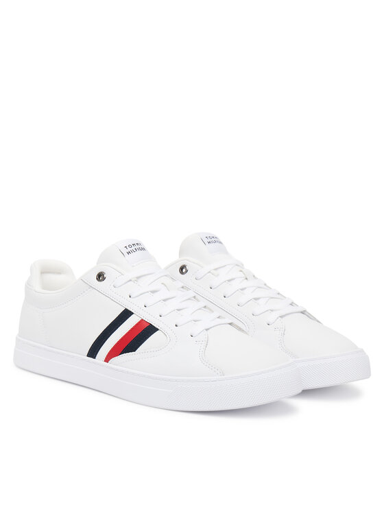 Tommy Hilfiger Αθλητικά Tommy Hilfiger Icon Court Stripes FM0FM05628 Λευκό