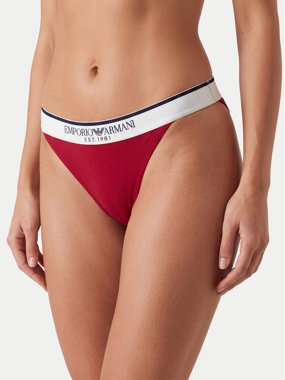 Emporio Armani Underwear Emporio Armani Underwear Conjunto de tangas EW000405 AF27298 U5084 Guinda/burdeos