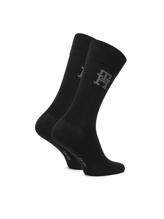 Tommy Hilfiger Dlouhé ponožky Tommy Hilfiger 701241159 Černá