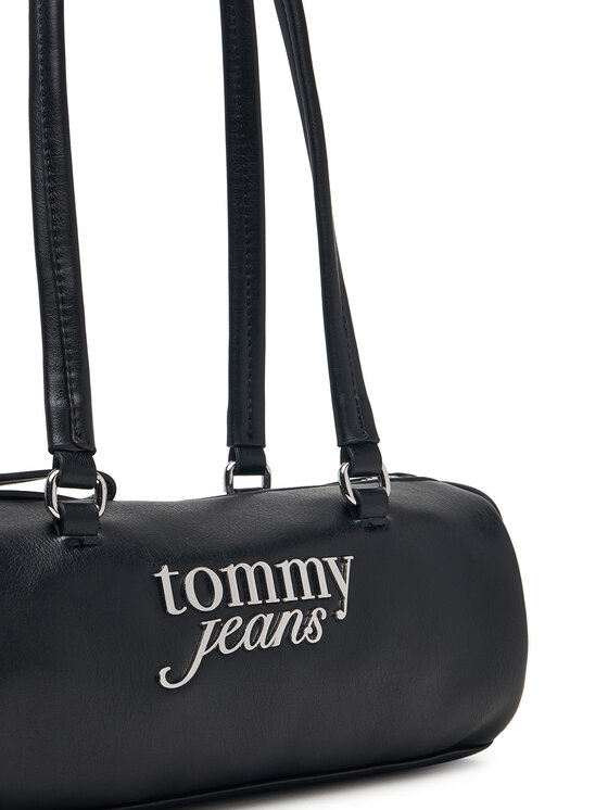 Tommy Jeans Soma Tommy Jeans Tjw Bold Script Shoulder Barrel AW0AW19055 Melns