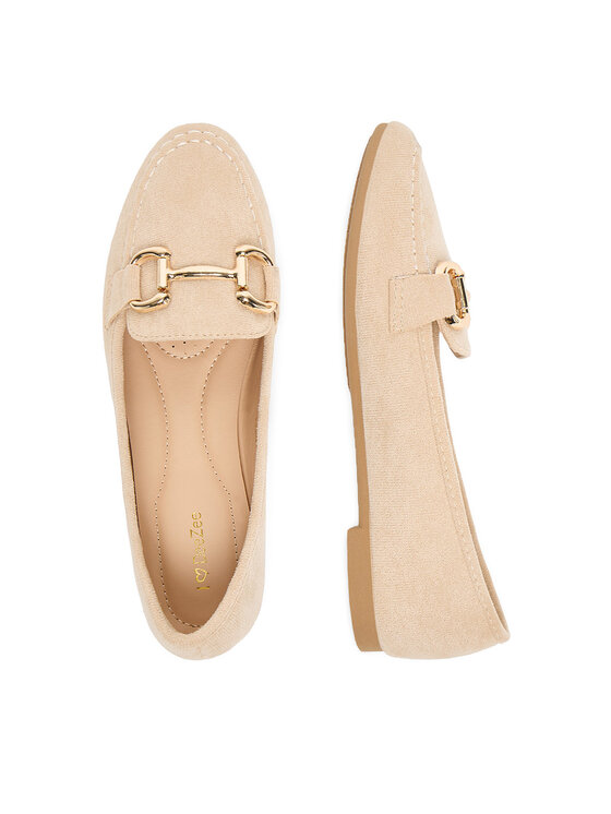DeeZee Loafersy DeeZee LE601-42 Béžová