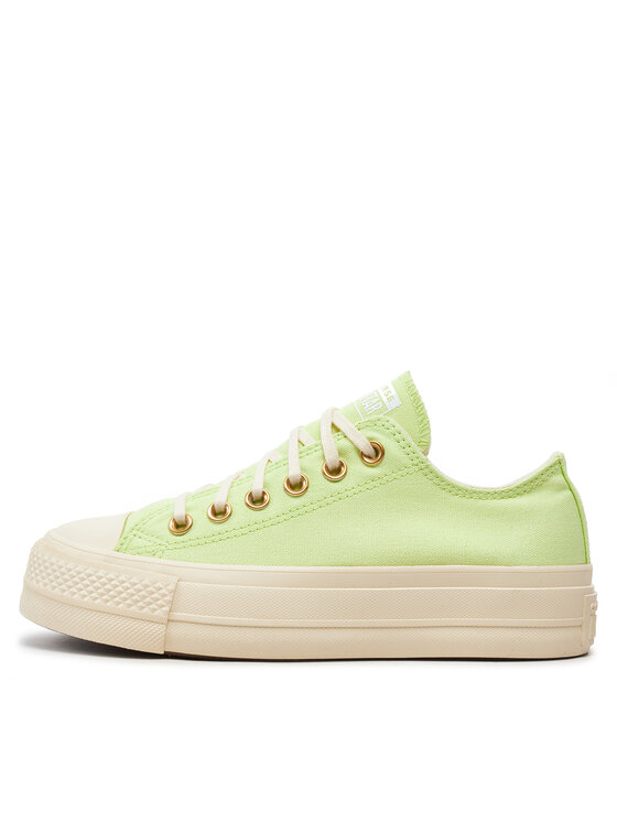 Converse Кеди Converse Chuck Taylor All Star Lift Platform Ox A09913C Зелений