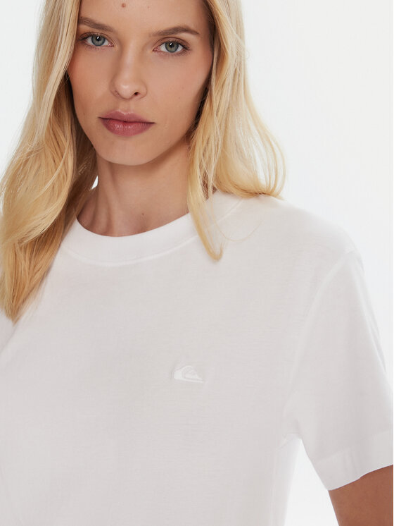 Quiksilver Quiksilver Camiseta Essential EQWZT03196 Blanco Regular Fit