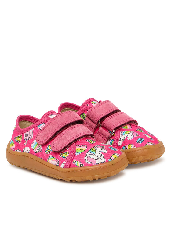 Froddo Тапочки Froddo Barefoot Canvas G1700440-10 M Рожевий