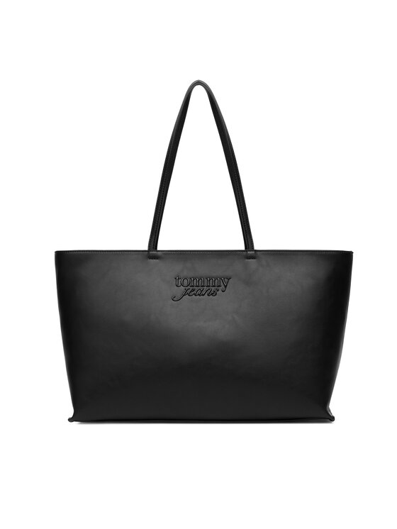 Tommy Jeans Táska Tommy Jeans Tjw Must Tote AW0AW18772 Fekete