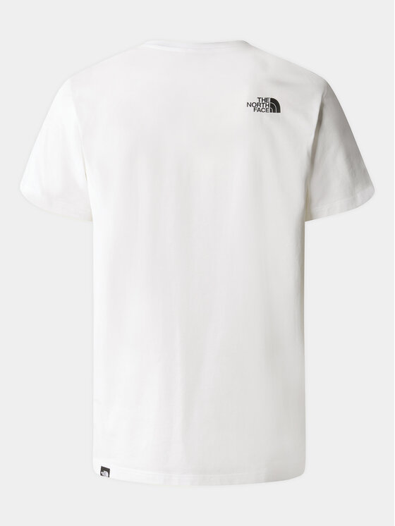 The North Face The North Face T-shirt Simple Dome NF0A87NG Bianco Regular Fit