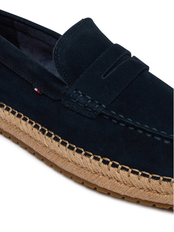 Tommy Hilfiger Espadrile Tommy Hilfiger Flexible Hilfiger Sde Espadrille FM0FM05794 Bleumarin