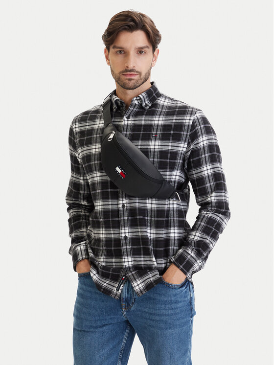 Tommy Jeans Borsetă Tommy Jeans Tjm Ess Daily Pu Bumbag AM0AM14291 Negru