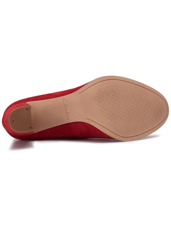 Clarks Туфлі Clarks Kaylin Cara 261465474 Червоний