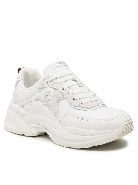 Tommy Hilfiger Sneakers Tommy Hilfiger Elevated Chunky Runner FW0FW06946 Bianco