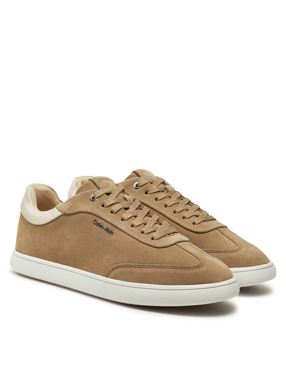 Calvin Klein Sneakersy Calvin Klein Cupsole Lace Up - Sue HW0HW02436 Brązowy