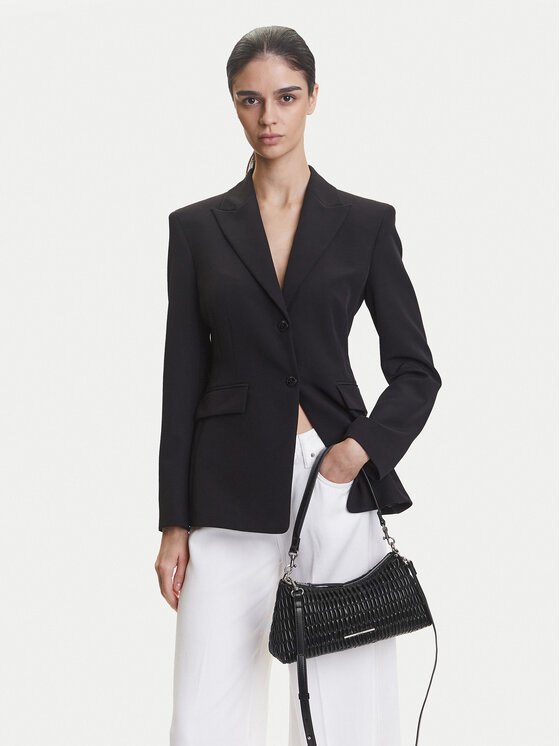 Calvin Klein Jeans Borsetta Calvin Klein Jeans Ruched Layla Shoulder Bag LV04K3088G Nero