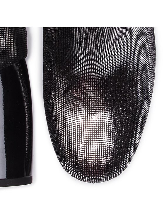 Tommy Hilfiger Členková obuv Tommy Hilfiger Shiny Metallic Suede Bootie FW0FW03695 Strieborná
