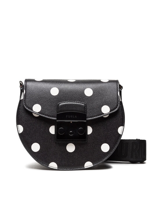 Furla Ročna torba Furla Metropolis Mini Crossbody Round BAJTEP0-AX0766-TYY00-9-012-20-BG-B Črna