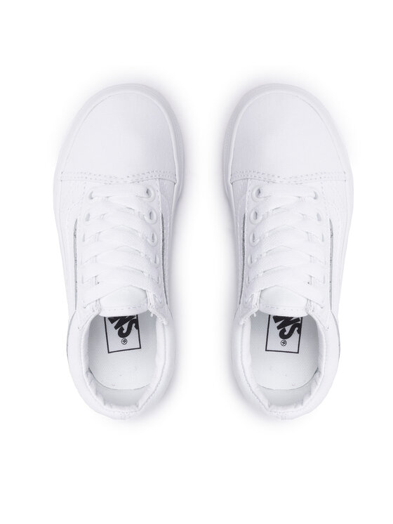 Vans Tenis superge Vans Old Skool VN0A4BUUQLZ1 Bela