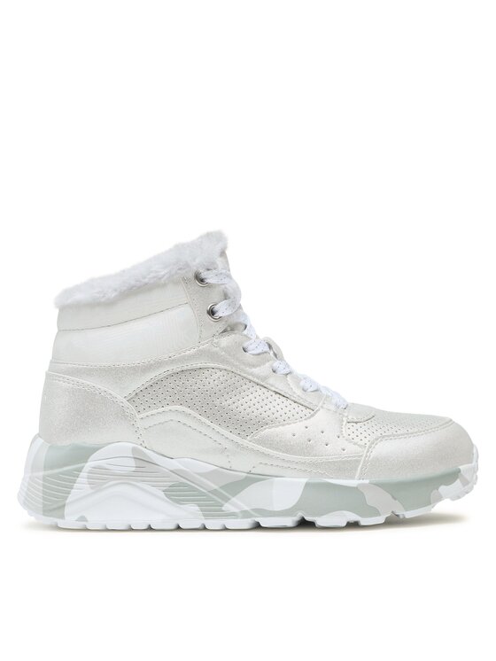 Skechers Снікерcи Skechers Uno Lite Camo Dazzle 310485L/SLGY Срібний
