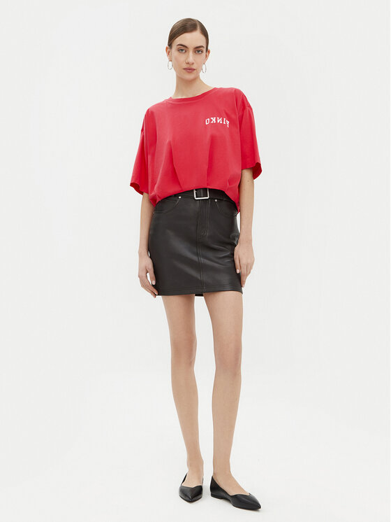 PINKO PINKO Póló Torrone 104257 Rózsaszín Regular Fit