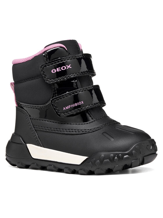 Geox Cizme de zăpadă Geox B Trekkyup Girl B Abx B566MC 054FU C9231 M Negru