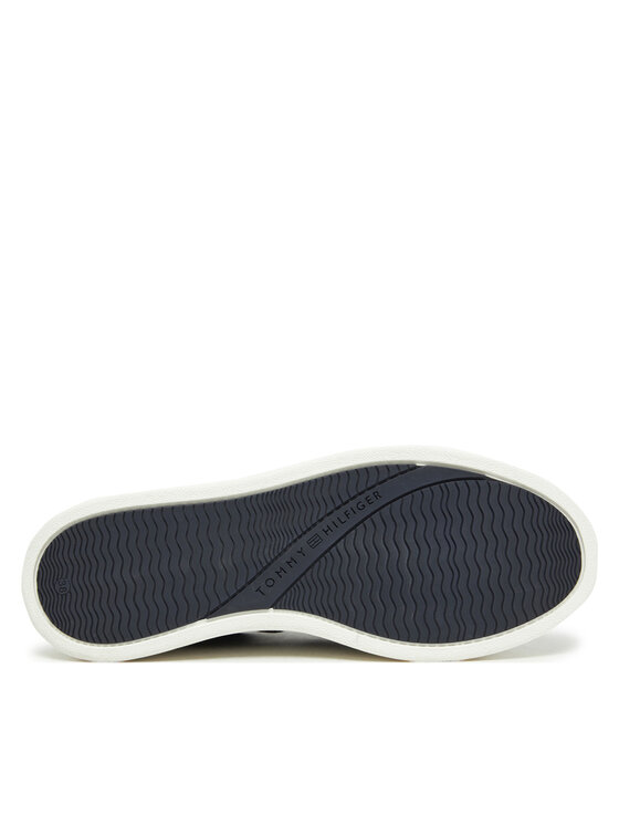 Tommy Hilfiger Sneakers Tommy Hilfiger Modern Court Sneaker Nubuck FW0FW08462 Blu scuro
