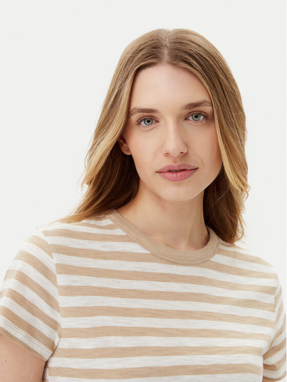 Gap Gap Camiseta 723661-01 Beis Regular Fit