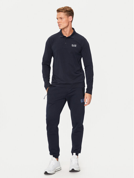 EA7 Emporio Armani EA7 Emporio Armani Поло 8NPF15 PJVQZ 0562 Cиній Regular Fit