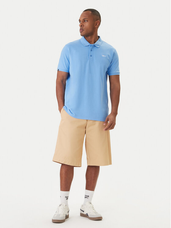 Reebok Reebok Polo Breen RK25562CCM Celeste Regular Fit