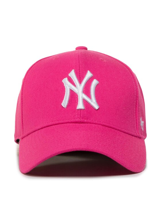 47 Brand Καπέλο Jockey 47 Brand Mlb New York Yankees '47 Mvp Snapback B-MVPSP17WBP-MA Ροζ