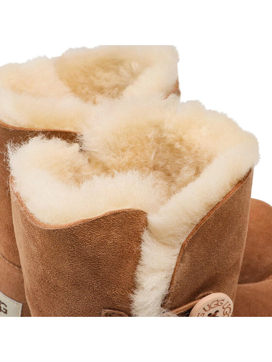 Ugg Snehule Ugg K Bailey Button II 1017400K Hnedá