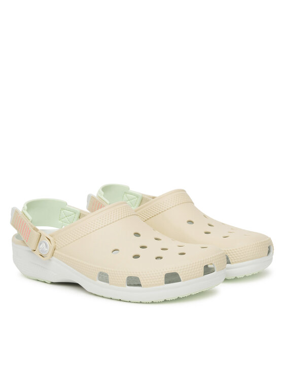 Crocs Шльопанці Crocs Classic Turbo Clog 211287 Бежевий