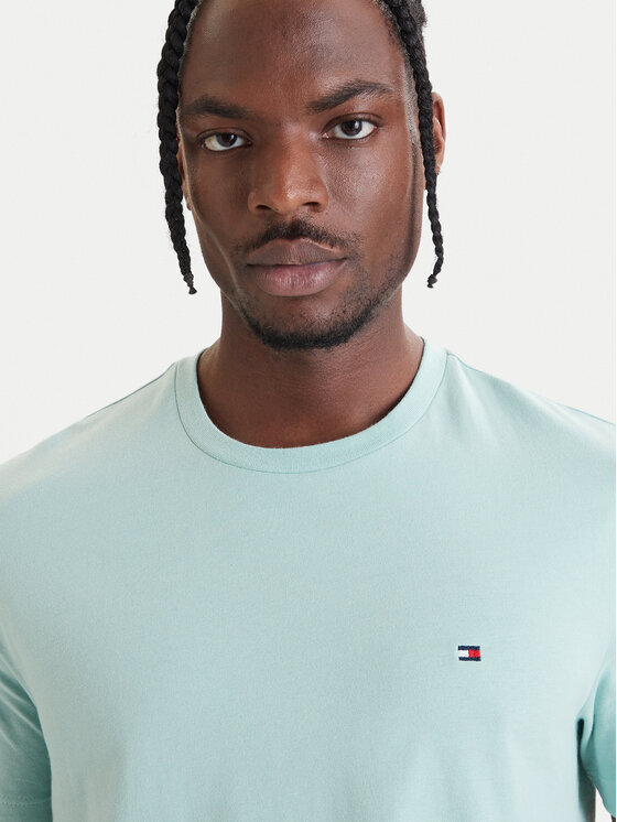 Tommy Hilfiger Tommy Hilfiger Camiseta Ess Seasonal MW0MW39995 Verde Regular Fit