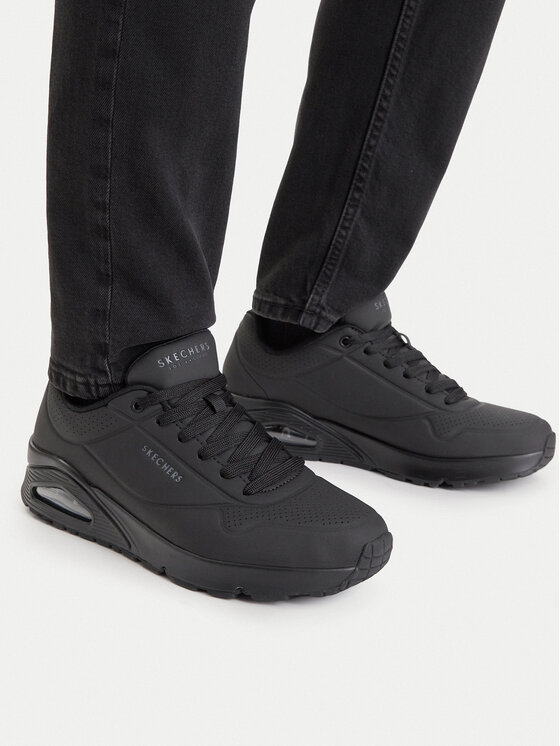 Skechers Sneakers Skechers Uno-Stand On Air 52458/BBK Negru