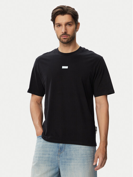 Jack & Jones Jack & Jones Camiseta Club Badge 12295036 Negro Regular Fit