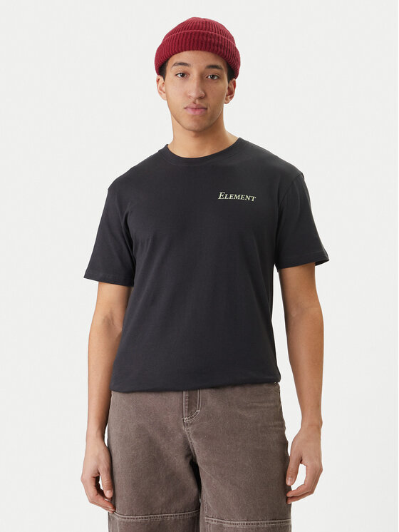 Element Element Camiseta Open Hills ELYZT00580 Negro Regular Fit