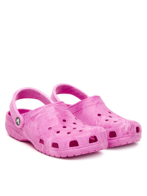 Crocs Ciabatte Crocs Kids' Classic Watercolor Marbled Clog 211602 Rosa