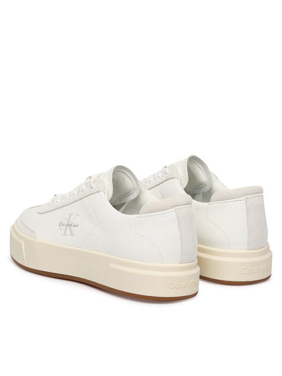 Calvin Klein Snīkeri Calvin Klein Basket Cups Lup Wt Lth Su HW0HW02984 Balts