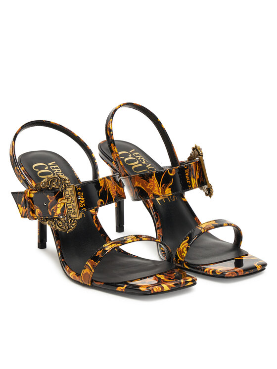 Versace Jeans Couture Босоніжки Versace Jeans Couture 79VA3S71 Чорний