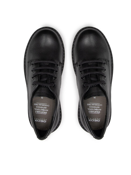 Geox Poltopánky Geox J Casey G. C J0420C 00043 C9999 M Čierna