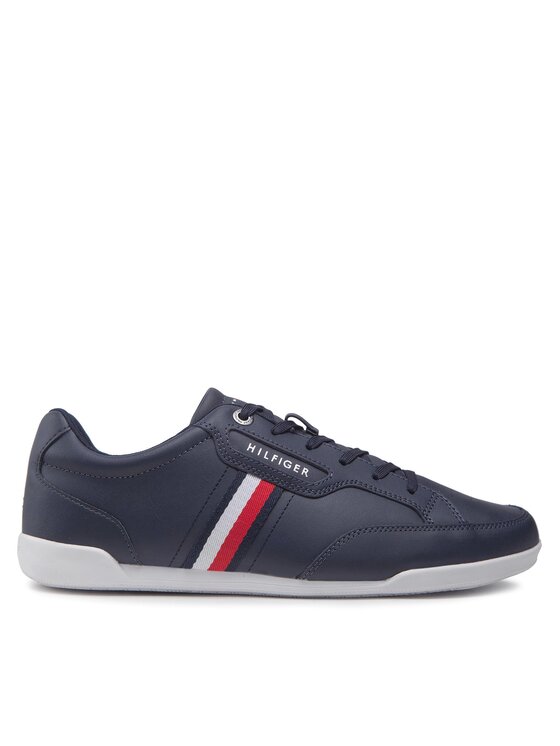 Tommy Hilfiger Sportcipők Tommy Hilfiger Classic Lo Cupsole Leather FM0FM04277 Sötétkék
