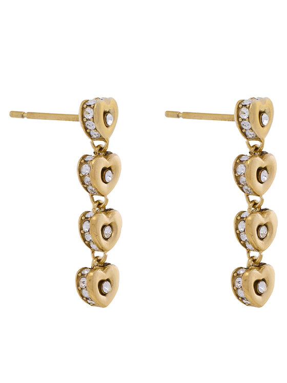 Guess Náušnice Guess JUBE05 473JW Zlatá