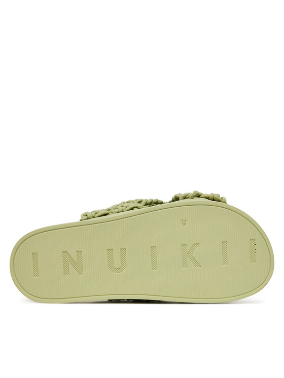 Inuikii Шльопанці Inuikii Woven Stones 70104-106 Зелений