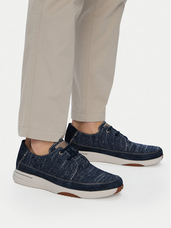 Clarks Туфлі Clarks Easeway Lace 26187413 Cиній