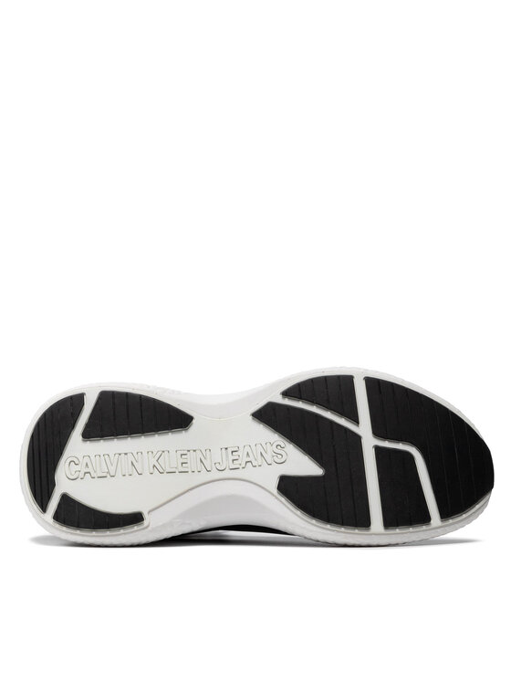 Calvin Klein Jeans Sneakersy Calvin Klein Jeans Runner Sneaker Sock Knit YM0YM00045 Černá