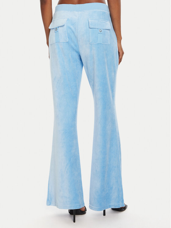 Juicy Couture Juicy Couture Sportinės kelnės Caisa JCSEBJ008 Mėlyna Slim Fit